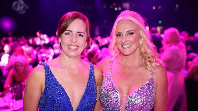 Renee Soutar and Mel Robinson at Gold Coast Bulletin Women of the Year Awards Presented by Harvey Norman 2024. Picture, Portia Large.