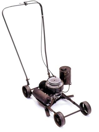 Two stroke engine lawn mower hot sale