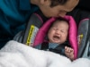 I wouldn't feed my baby in the car when we were stuck in traffic