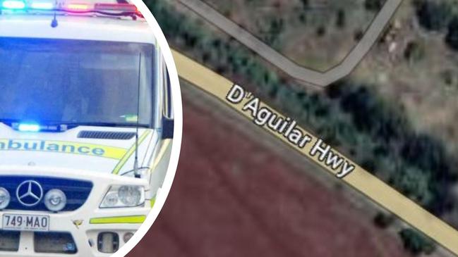 A young woman was taken to hospital overnight after her car rolled on the D’Aguilar Highway at Kingaroy on Wednesday morning.