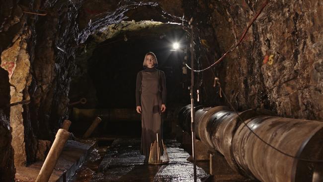 Artist and musician Hannah Foley who performed in the Gordon Dam and will have her work shown as part of Dark Mofo. Picture: Ursula Woods