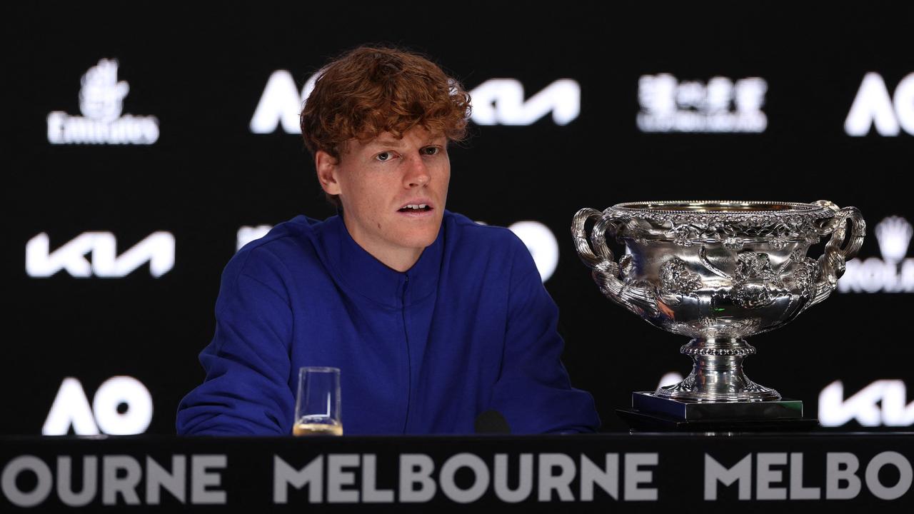 Jannik Sinner dominated the men’s Australian Open final. (Photo by Adrian Dennis / AFP)