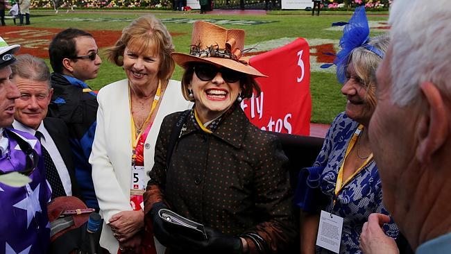 2013 Emirates Stakes Day at Flemington Melbourne - Trainer Gai Waterhouse.