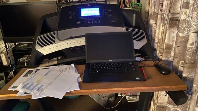 People Sharing Their Makeshift Work From Home Desks Is the Twitter