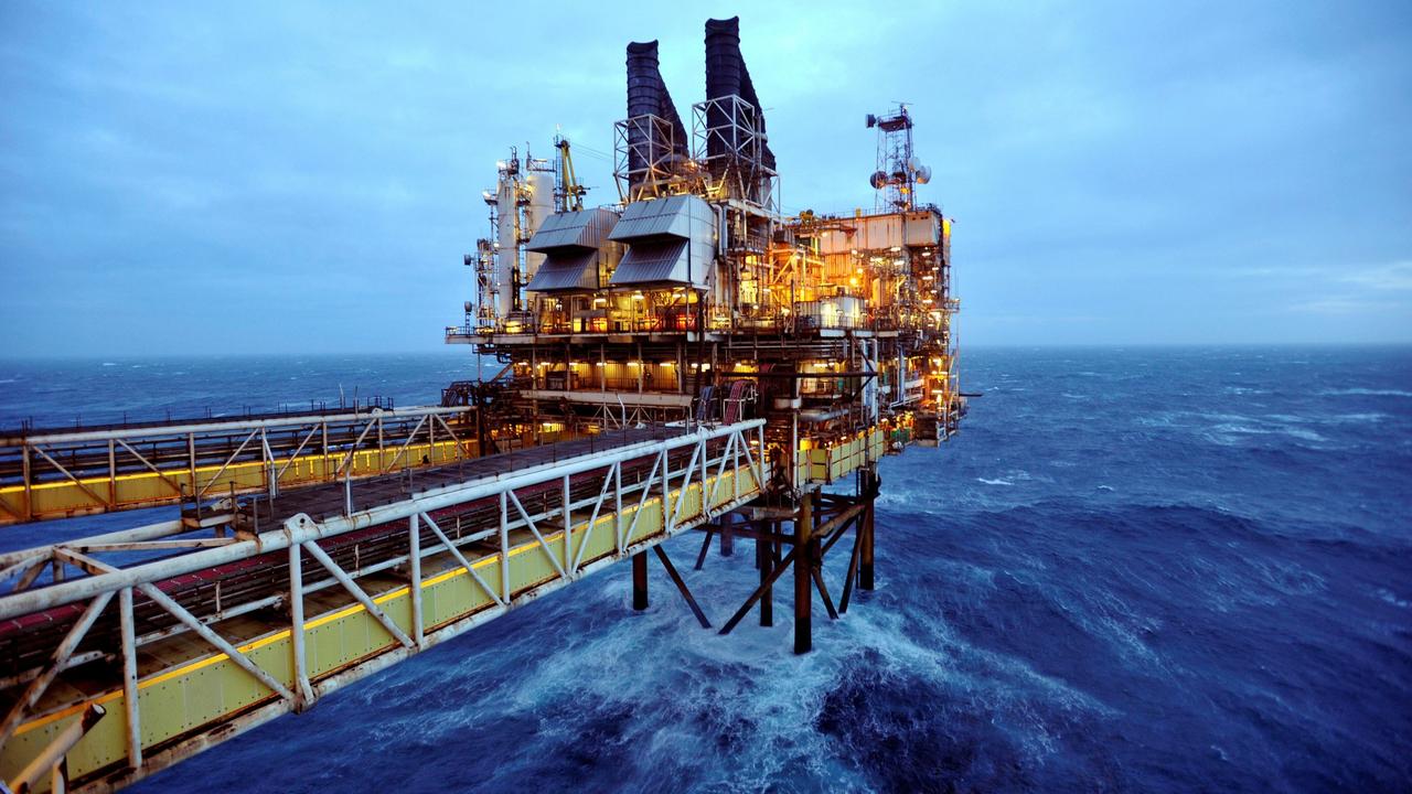 A section of the BP Eastern Trough Area Project oil platform in the North Sea in 2014. Picture: Reuters