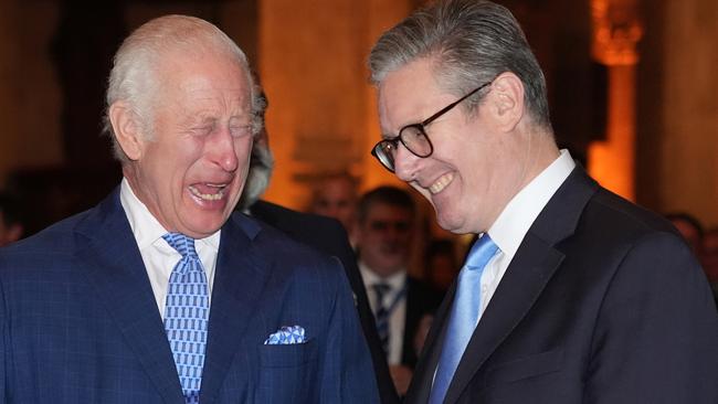 King Charles III, pictured with British with Prime Minister Sir Keir Starmer, will take the meeting in his stride, monarchists say. Picture: Getty