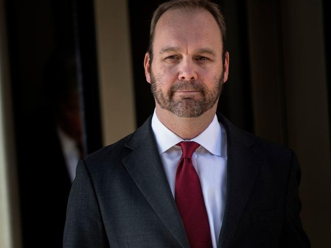 Former Trump campaign official Rick Gates gave evidence against Paul Manafort. Picture: AFP