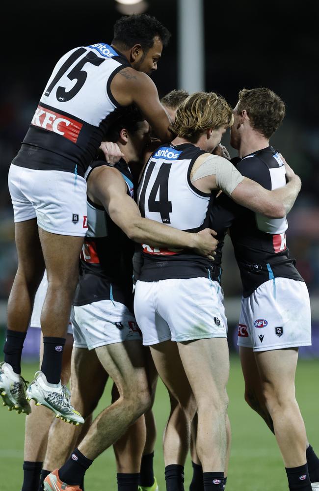 The Power scored a critical win away from home. Picture: Darrian Traynor/Getty Images