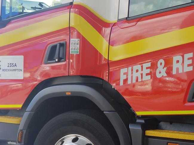 Rockhampton fire truck. QFES, firefighting, fire truck generic.