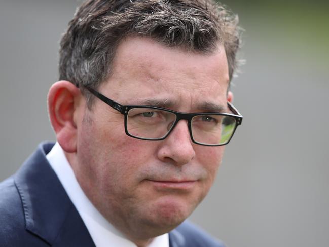 MELBOURNE, AUSTRALIA - NewsWire Photos, SEPTEMBER 8, 2022. Premier of Victoria Daniel Andrews holds a press conference at Parliament House in Melbourne.  Picture: NCA NewsWire / David Crosling