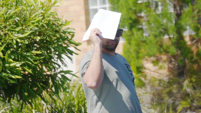 Dwayne Ferguson of Kawungan leaves Hervey Bay Magistrates Court.