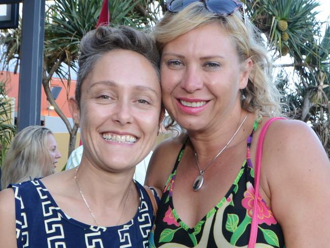 Rebecca Ross &amp; Danni Zuvela at launch of Bleach Festival at Arts Centre Gold Coast, Broadbeach. Picture: Regina King