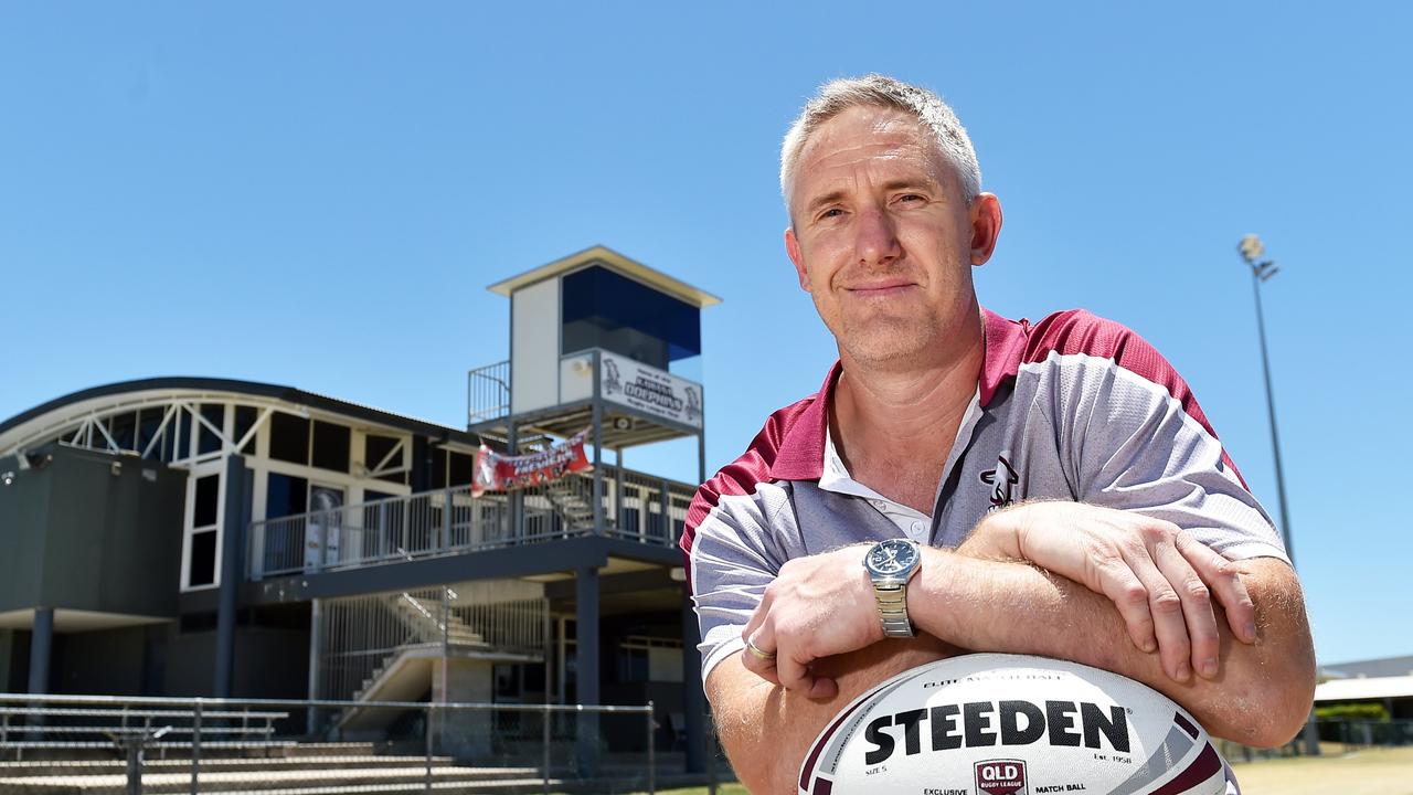 Kawana Dolphins coach Andrew Hinson.