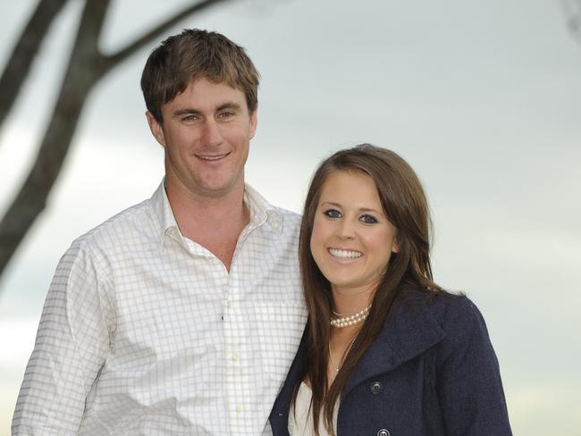 Scott Warby and Clare Spark on Farmer Wants A Wife in 2009<br/>