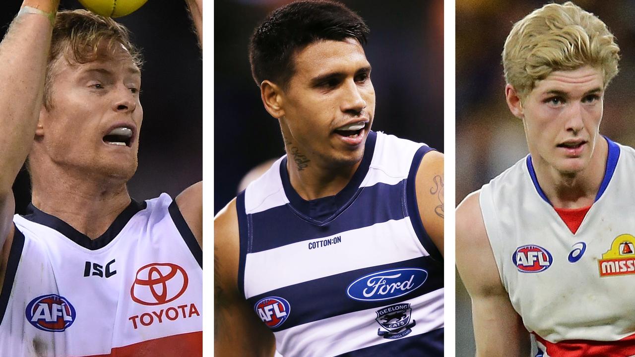 Three players in demand: Alex Keath, Tim Kelly, Tim English.