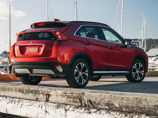 The Eclipse Cross uses as little as 7.3 litres/100km. Picture: Supplied.