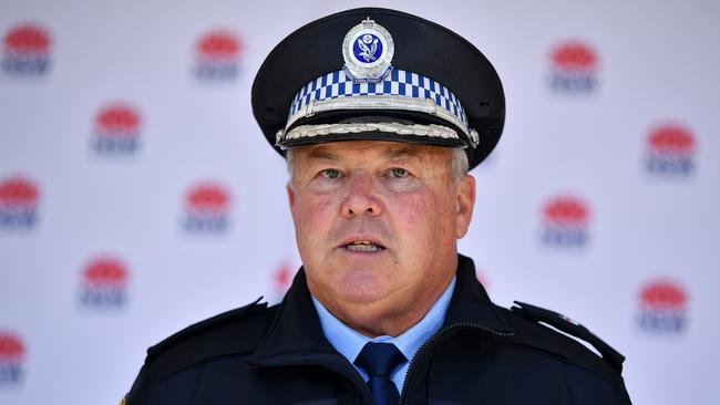 NSW Police Deputy Commissioner Gary Worboys speaks to media in Sydney. Picture: NCA NewsWire/Joel Carrett