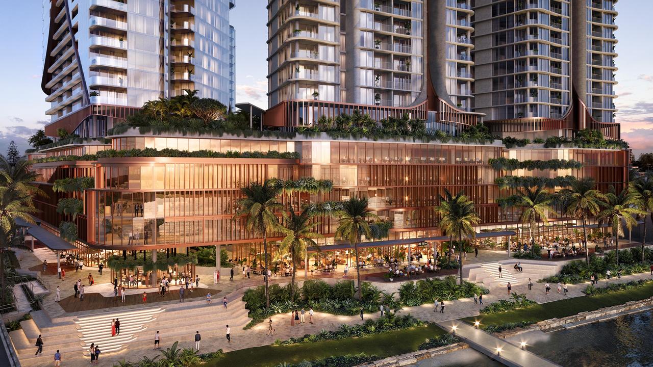 An artist’s impression of Aniko Group’s The Landmark development at Mermaid Beach. Picture: Supplied