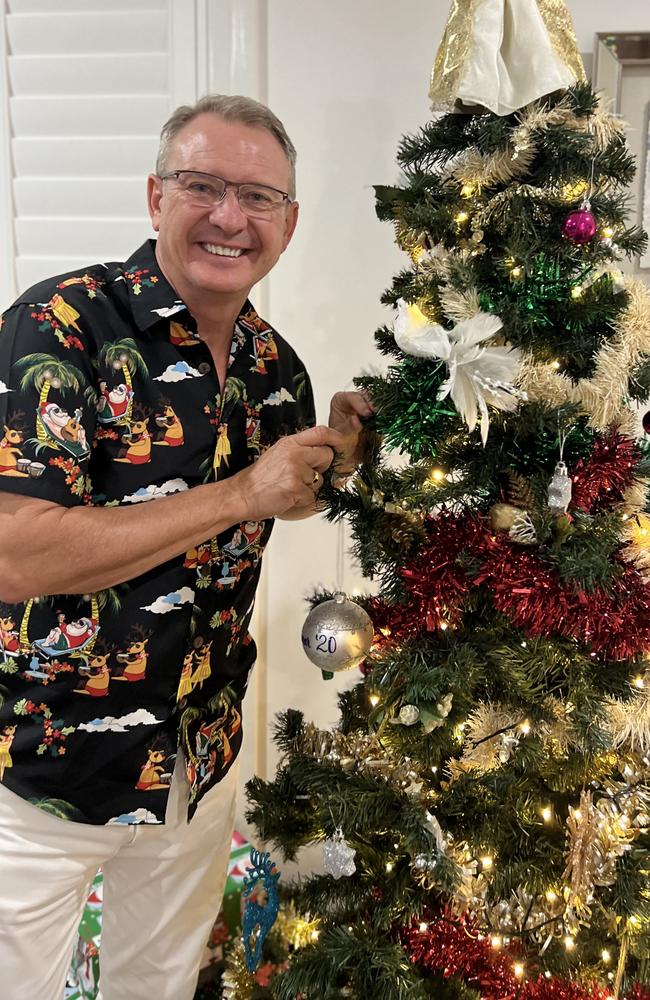 Steve Titmus in the festive spirit. Picture: Supplied.