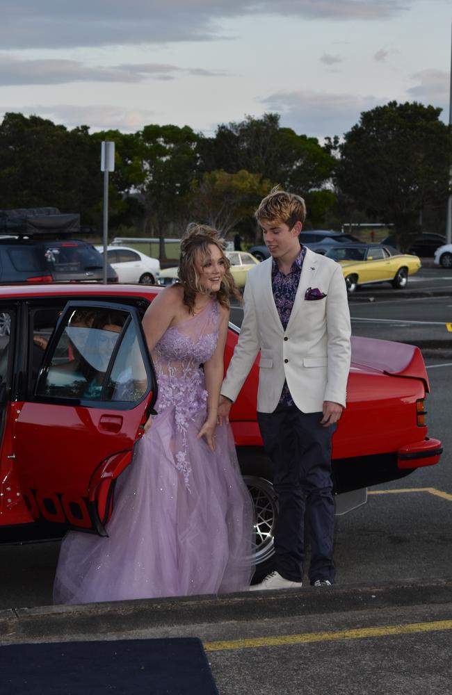 Students at the 2024 Chancellor State College formal.