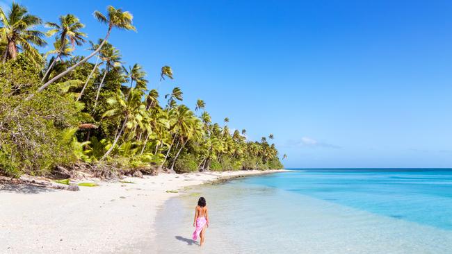 Beach on Kadavu island, Fiji.