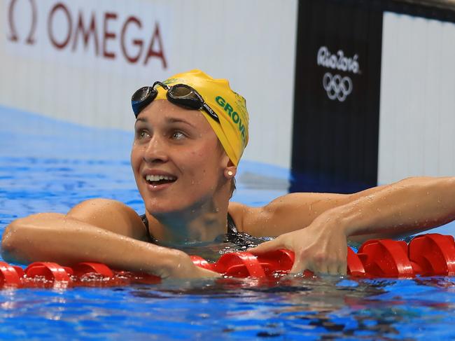 Rio Olympics 2016. The Finals and Semifinals of the swimming on day 05, at the Olympic Aquatic Centre in Rio de Janeiro, Brazil. Madeline Groves wins Silver during the WomenÕs 200m Butterfly Final. Picture: Alex Coppel.