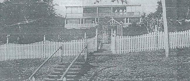 Archie Bradley's family home on Rowe St, Gympie. Photo: Gympie Family History Society INC.