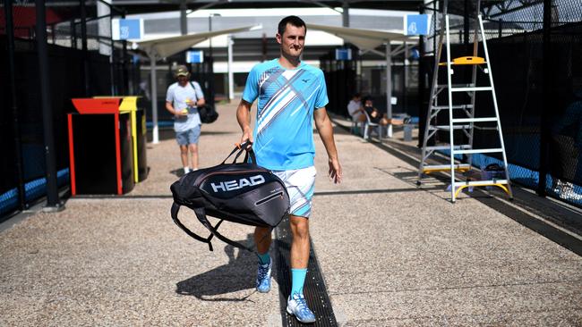 Tomic has endured a long stint in the tennis wilderness. Picture: NCA NewsWire / Dan Peled