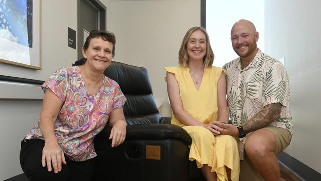 Neonatal staff specialist Dr Susan Ireland, Alexandra Meehan, Alexander Campbell.