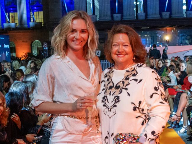 Ariarne Titmus & Gina Rinehart at BFF