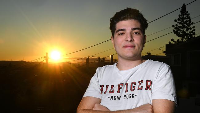 University of Queensland student Drew Pavlou has been threatened with expulsion. Picture: John Gass