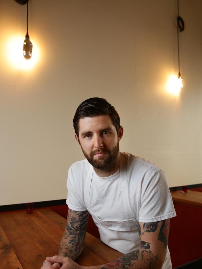 Chef Luke Powell at LP's Quality Meats, Chippendale.