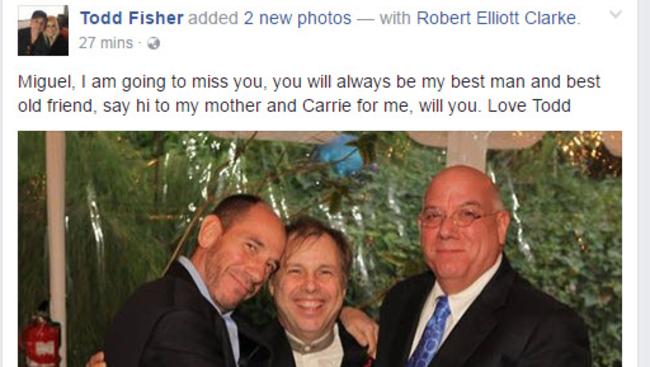 Todd Fisher pays tribute to his late friend.