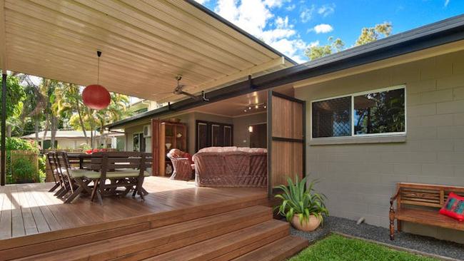 A self-contained granny flat or teenager’s retreat is a feature of this attractive home at 12 Moresby St, Trinity Beach, which is for rent for $560 per week. Picture: supplied.