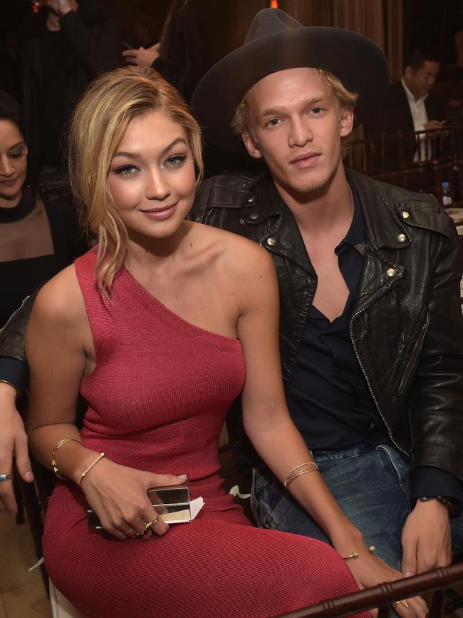 Simpson dated supermodel Gigi Hadid. Picture: Getty