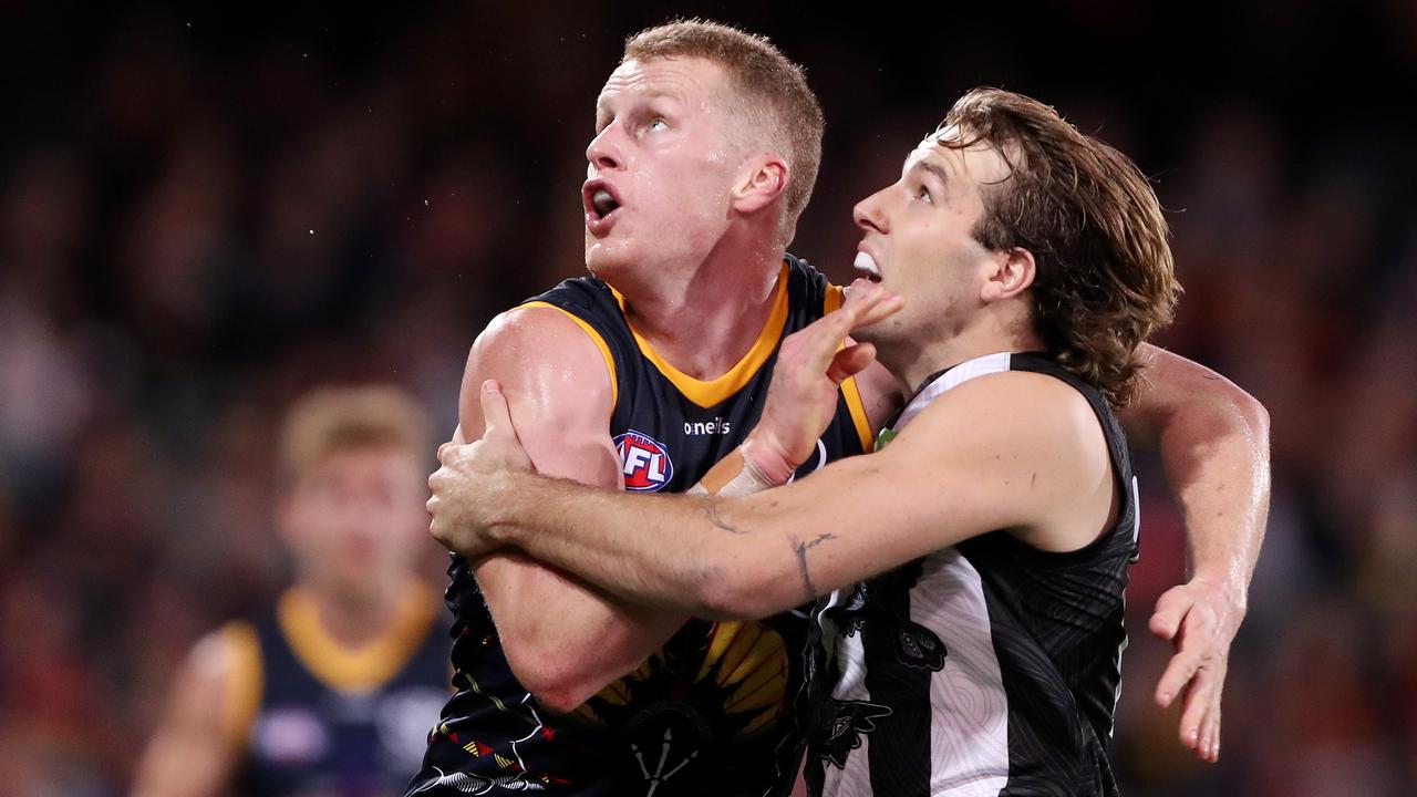 Reilly O'Brien and his Crows teammates had already started discussing coming up against Brad Crouch.