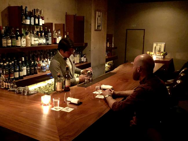 Pull up a stool at Bar Refuge, Shizuoka.