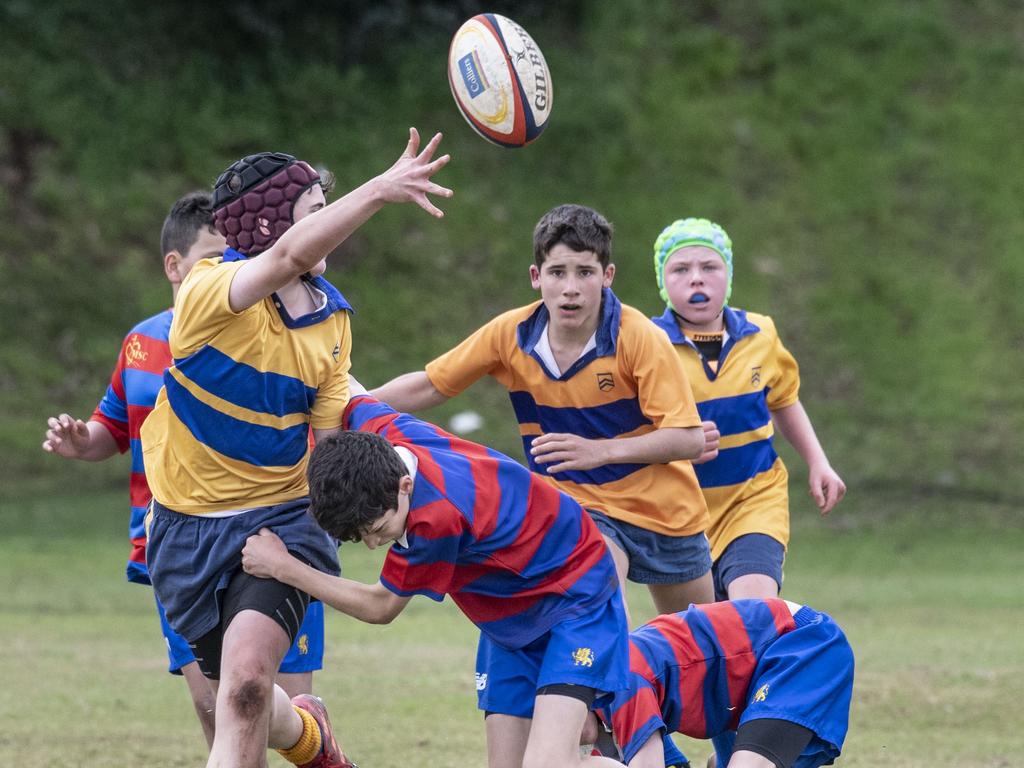 13Bs Downlands vs TGS. The O'Callaghan Cup played at Downlands College. Saturday, August 6, 2022. Picture: Nev Madsen.