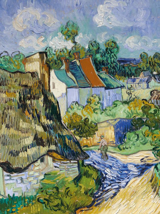 Houses at Auvers (1890) by Vincent van Gogh. Picture: Museum of Fine Arts, Boston
