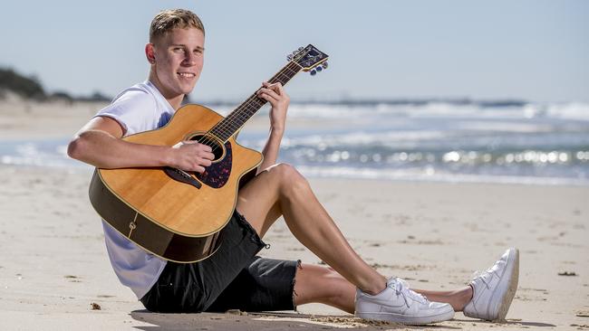 Coombabah local Mitch Paulsen says he’s always been a fan of Guy Sebastian. Picture: Jerad Williams