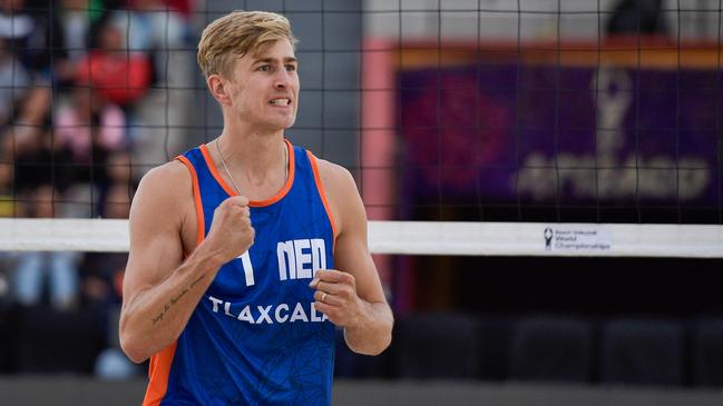 Dutch beach volleyballer Steven van de Velde. Picture: Getty Images