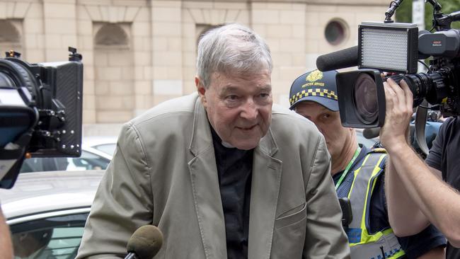 George Pell’s controversial plans could see victims of child abuse sue for millions. Picture: AP Photo/Andy Brownbill,