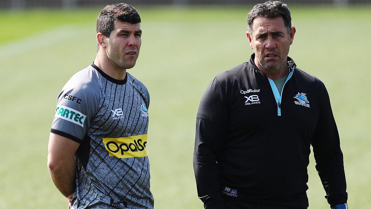 Michael Ennis (L) could be a serious option for NSW coach. Picture: Brett Costello