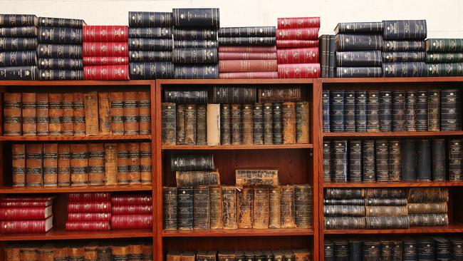 Some UTAS academics are angry over orders to remove books stored above shoulder height and dispose of years of records. Picture: Zerna Toby