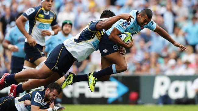 Waratah Kurtley Beale makes a break.