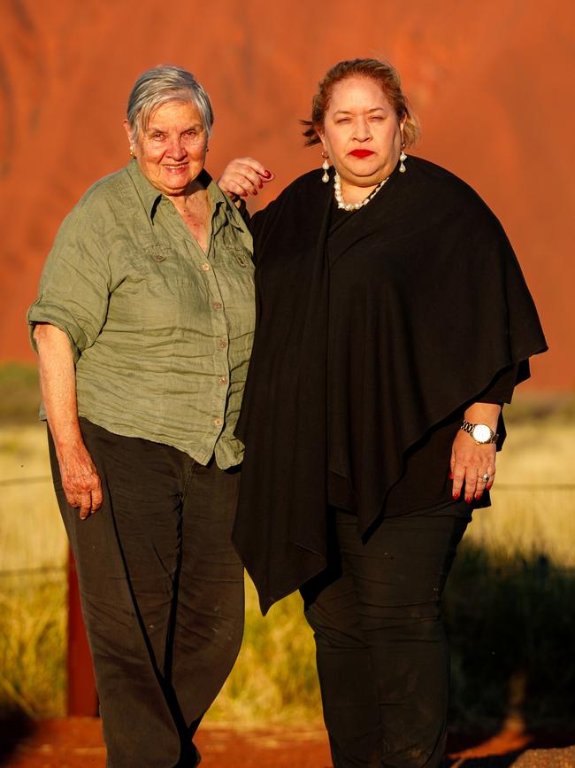 Uluru Statement from the Heart key figures Pat Anderson and Professor Davis. Picture: Ben Fry