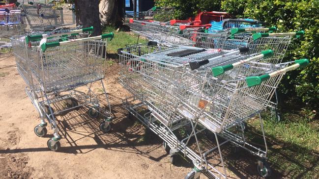 Trolley dumping blights many part of the area.