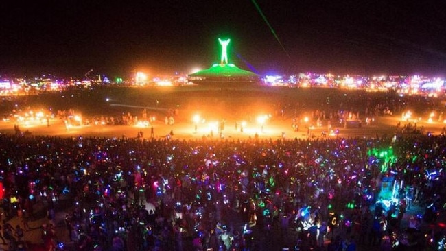 The festival is held every year and attracts thousands of people from all over the world. Picture: Twitter / Burning Man