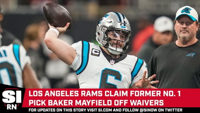 Struggling Rams claim former No 1 overall pick Baker Mayfield off waivers, Los  Angeles Rams