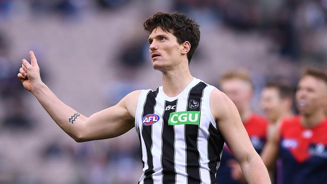 Brody Mihocek is looming as the Pies’ most important forward target. Pic: Getty Images